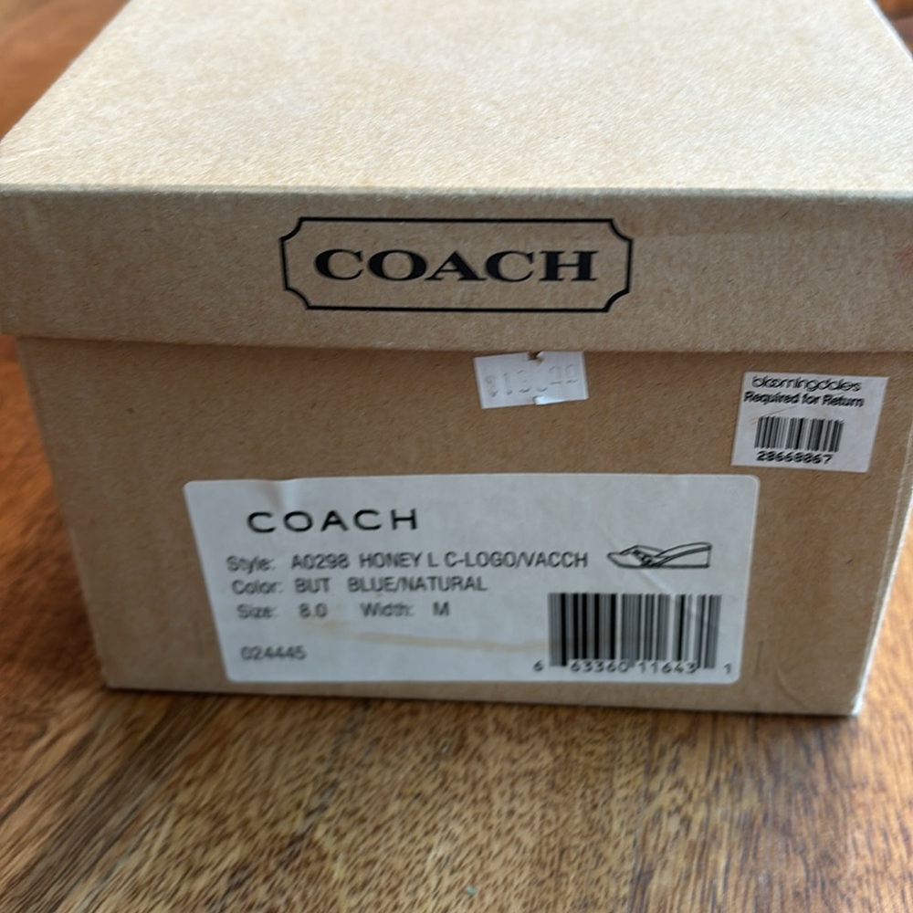 Coach honey wedge size 8 and matching cross-body purse combo - Picture 7 of 12